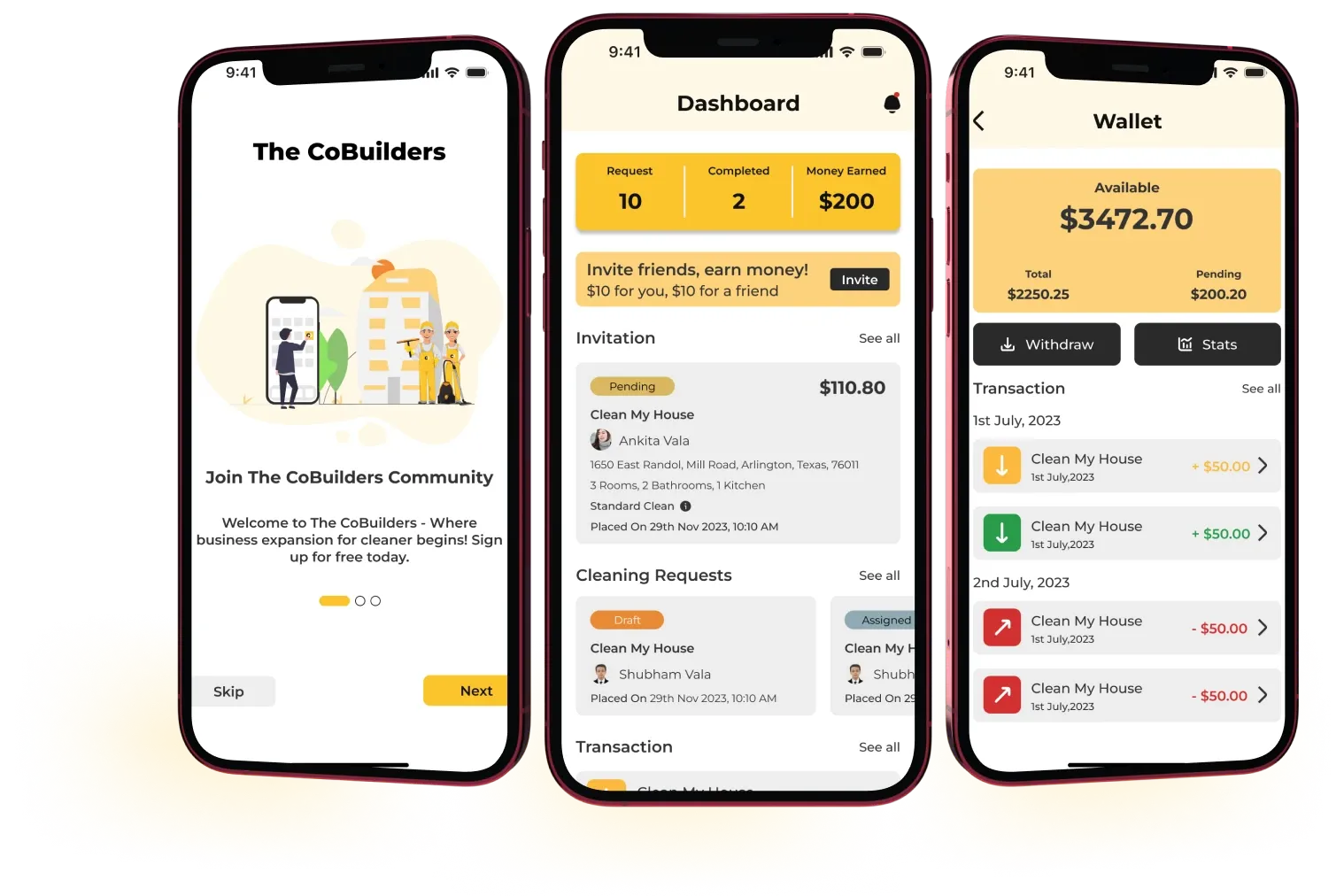 TheCoBuilders app 10x more cleaning jobs